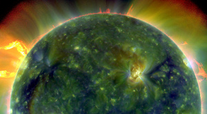 фотография Солнца, полученная NASA SDO