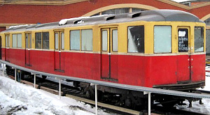 вагон метро типа А, открывший движение от Сокольников до Парка Культуры в 1935 году