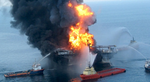 взрыв на нефтяной платформе BP
