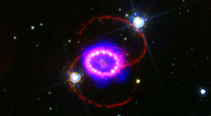 остатки взорвавшейся SN 1987A