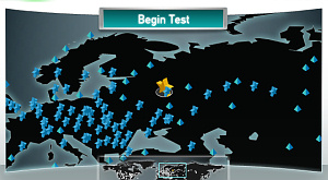 скришот сайта Speedtest.net