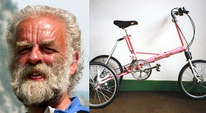 Айвен Шарп и трехколесный велосипед