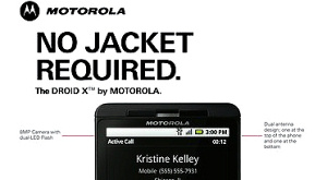 фрагмент рекламного плаката Motorola