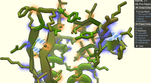 подбор структуры белка в игре Foldit