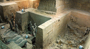 раскопки гробницы первого императора Китая Цинь Шихуанди 
