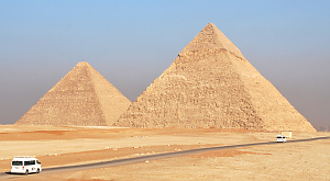 пирамиды Хеопса и Хефрена