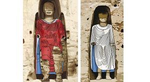 реконструкция внешнего вида бамианских будд