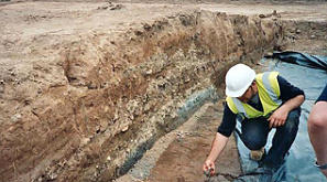 на раскопках древней дороги