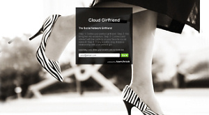 скриншот сайта Cloud Girlfriend