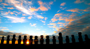 моаи на острове Пасхи