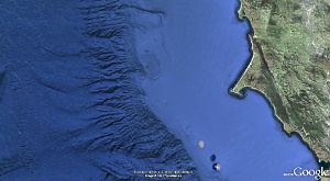 слой «Океан» в Google Earth