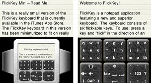 виртуальная клавиатура FlickKey