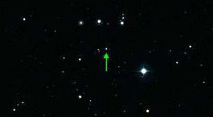 Звезда SDSS J102915+172927, указана стрелкой
