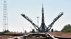 «Союз-У» с «Прогрессом М-12М» на стартовой площадке