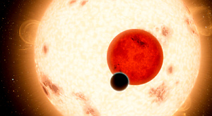 Kepler-16b и два ее Солнца