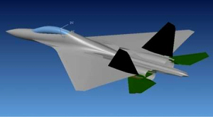 изображение истребителя FGFA на сайте Hindustan Aeronautics