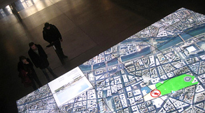 Париж на интерактивной карте Павильона Арсенала