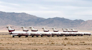 кладбище самолетов в пустыне Мохаве