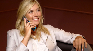 Мария Шарапова в рекламе Sony-Ericsson T707