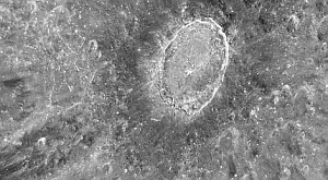 фотография лунного кратера Тихо