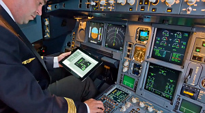 бортовая документация Airbus на планшете iPad