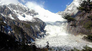 ледник в Тибете