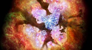 изображение звездного скопления внутри одного из новооткрытых облаков