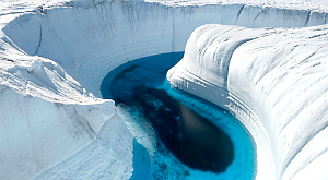 ледник в Гренландии