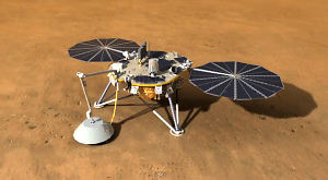 кадр из презентации миссии Insight