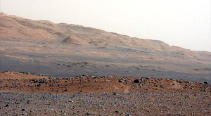 фотография поверхности Марса, сделанная камерой марсохода Curiosity