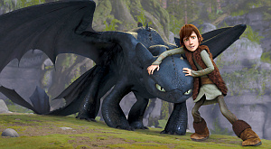 кадр из мультфильма «Как приручить дракона»