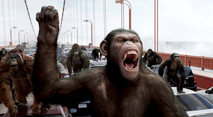кадр из фильма «Восстание планеты обезьян»