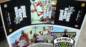 рекламный постер Grand Theft Auto V 