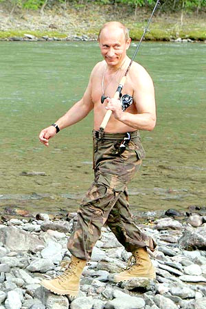 Торс Владимира Путина покорил мир