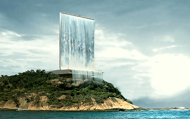 Проект гигантского водопада к ОИ-2016 в Рио