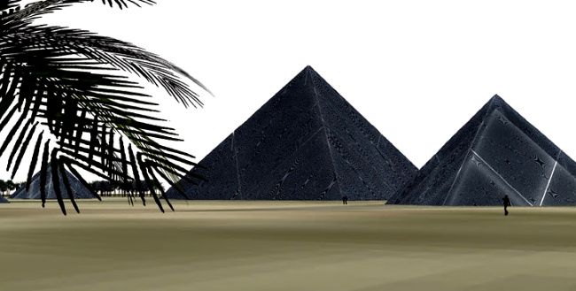 Черные пирамиды-электростанции «Лунный локоть»