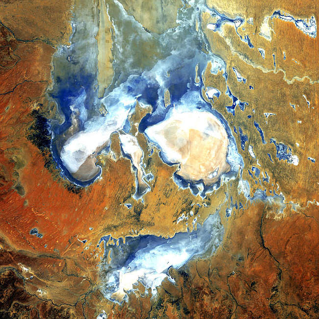 Снимки Landsat из серии «Земля как искусство»