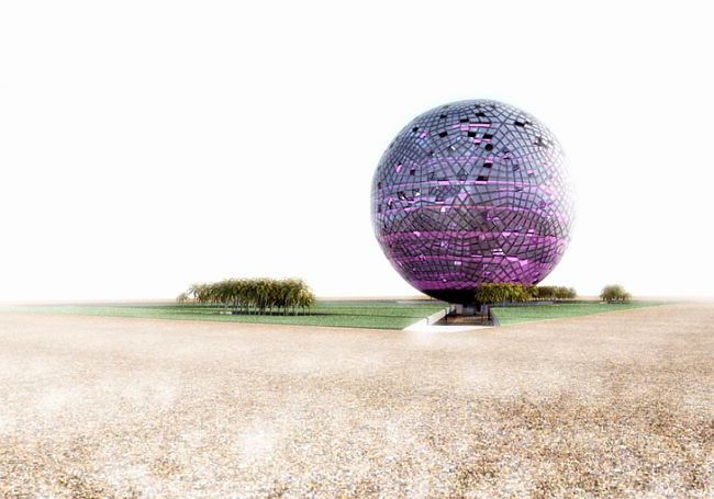 Здание-шар для футбольного Катара