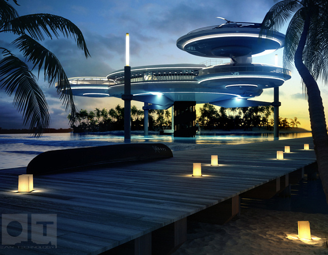 Проект Water Discus Hotel для Дубая