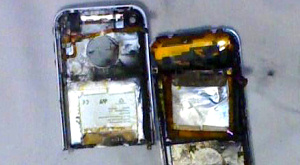 взорвавшийся iPhone