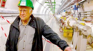 Питер Хиггс на Большом адронном коллайдере