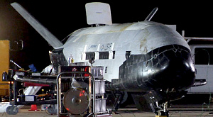 приземление шаттла X-37B OTV-1