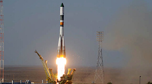 взлет ракеты-носителя «Союз-У»