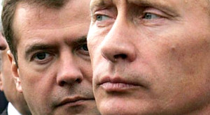 Владимир Путин и Дмитрий Медведев