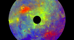 минеральная карта астероида Веста