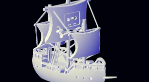 модель корабля The Pirate Bay для 3D-печати 