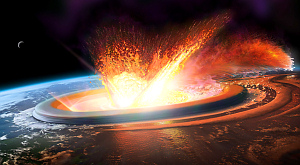 падение астероида на полуостров Юкатан