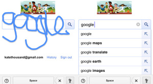 Google запускает рукописный поиск для смартфонов и планшетов