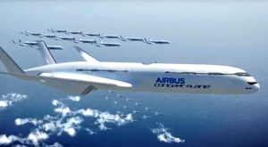Компания Airbus научит свои самолеты летать строем