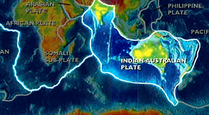 Похоже, что Индо-Австралийская литосферная плита разрушается